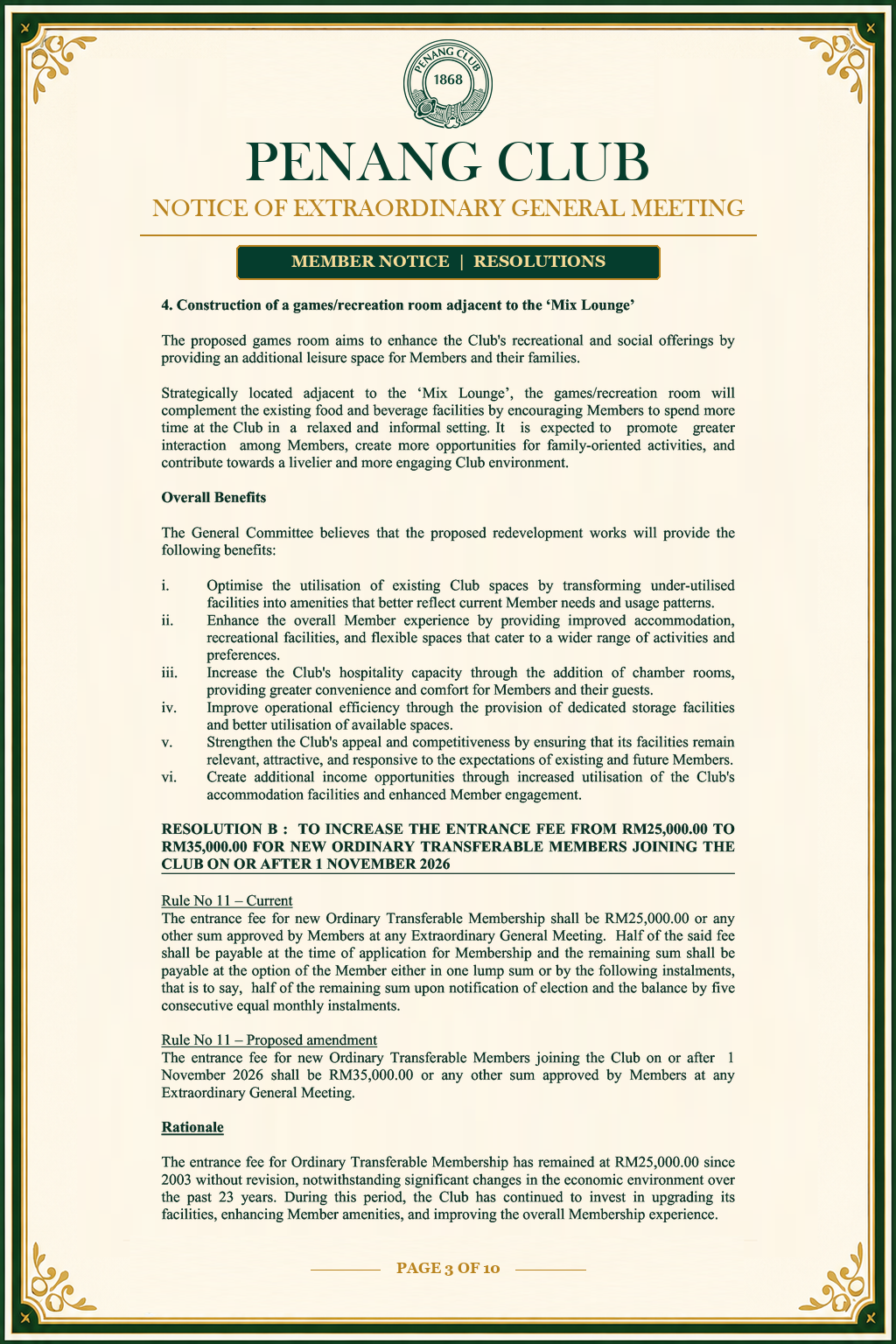 Extraordinary General Meeting image 3