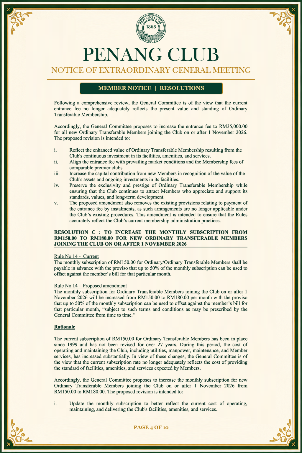 Extraordinary General Meeting image 4