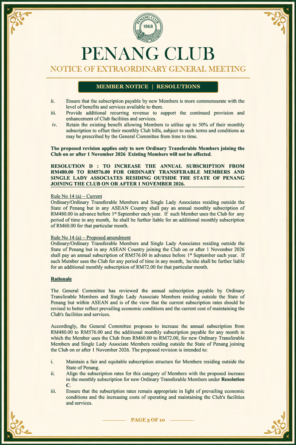 Extraordinary General Meeting image 5