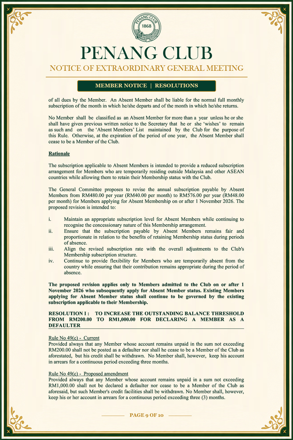 Extraordinary General Meeting image 9